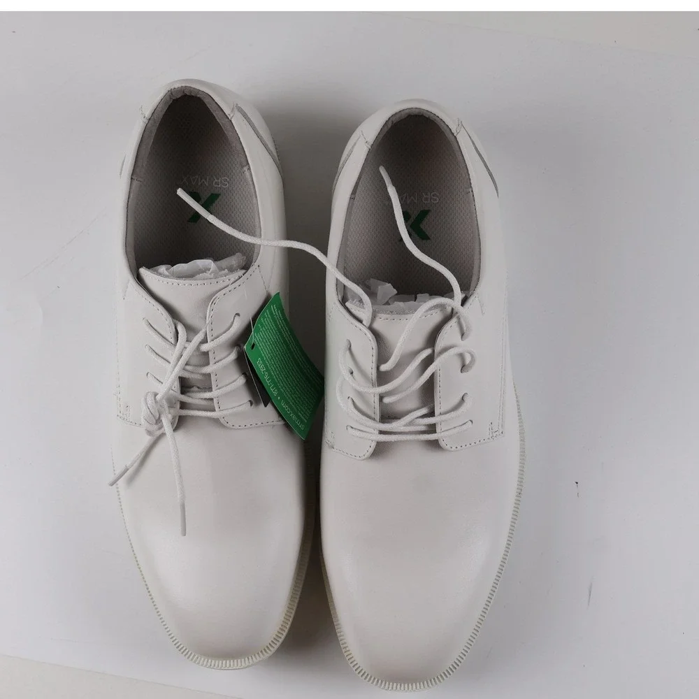 SR Max Shoes Arlington SRM3540 White Dress Oxford Mens 11 EW NWT